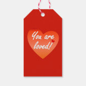 Je bent geliefd cadeaulabel (Achterkant)