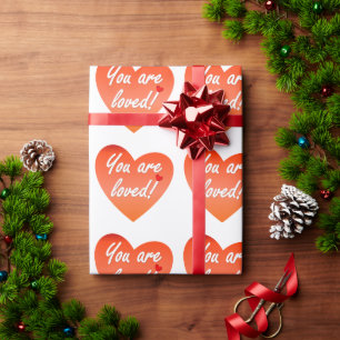 Je bent geliefd cadeaupapier