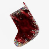 Je bent geliefd en gepersonaliseerd grote kerstsok (Achterkant (Hangend))