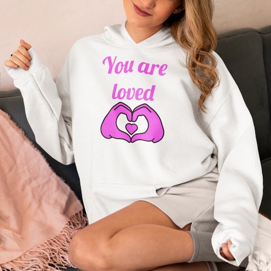 Je bent geliefd in kleding hoodie