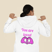 Je bent geliefd in kleding hoodie