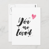 Je bent geliefd - Inspirerend Kaart (Voorkant / Achterkant)