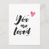 Je bent geliefd - Inspirerend Kaart (Voorkant)