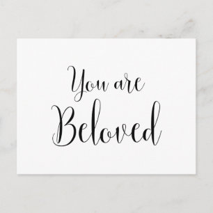 Je bent Geliefd, Inspirerende Boodschap Briefkaart