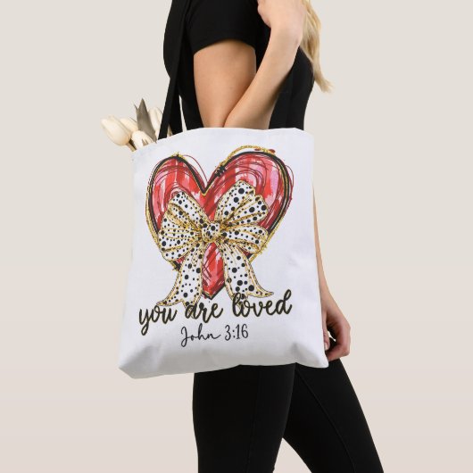 Je bent geliefd Johannes 3:16 Tote Bag (Dichtbij)