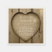 Je bent geliefd John 3.16 Christelijke Valentijn Servet (Voorkant)