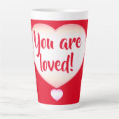 Je bent geliefd! Latte Mok (Voorkant)