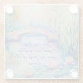 Je bent geliefd Monet geïnspireerd Onderzetter (Achterkant)