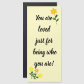 Je bent geliefd om wie je bent Geel (Voorkant / Achterkant)