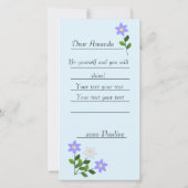 Je bent geliefd omdat je bent wie je bent Blauwe K (Achterkant)