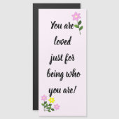 Je bent geliefd omdat je bent wie je bent Roze Kaa (Voorkant / Achterkant)