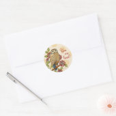 Je bent geliefd op uil ronde Stickers (Envelop)