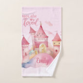 Je bent geliefd paleis op de Pink Cloud Bad Handdoek (Handdoek)