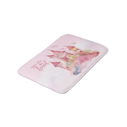 Je bent geliefd paleis op de Pink Cloud Badmat (Gekanteld)