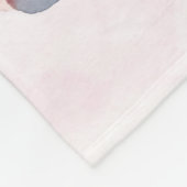 Je bent geliefd paleis op de Pink Cloud Fleece Deken (Hoek)