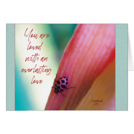 Je bent geliefd Pink lieveheersbeestje Parakaleo b