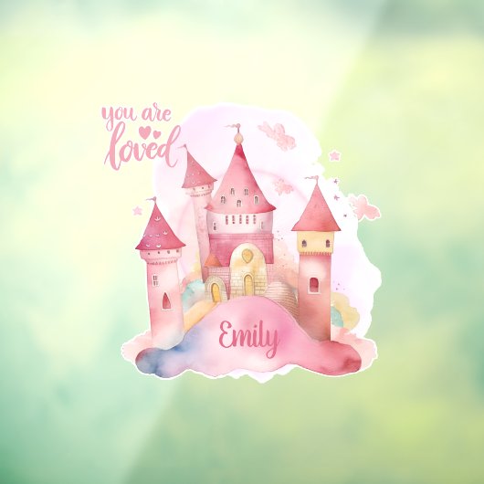 Je bent geliefd  Portret Raamsticker (Vel 3)