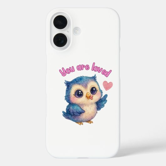 Je bent geliefd - Schattigee affirmatie Sierkussen Case-Mate iPhone Case (Achterkant)