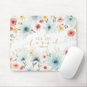 Je bent geliefd (scripture) mousepad muismat (Met muis)