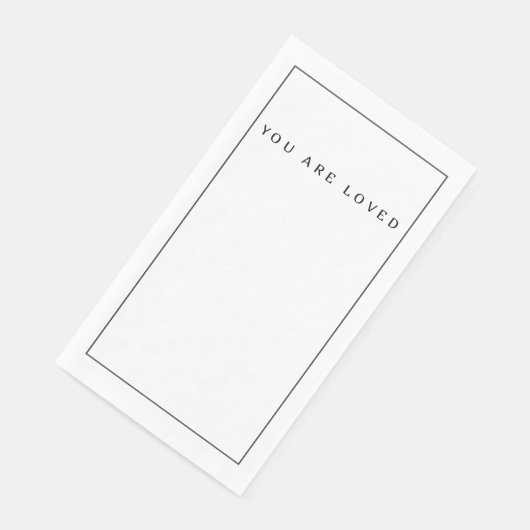 Je bent geliefd servet (Hoek)