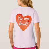 Je bent geliefd t-shirt (Achterkant)