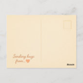 Je bent geliefd - Waterverf Boek & Hart Briefkaart (Achterkant)