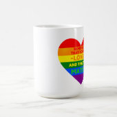 Je bent geliefd You matter (LGBT-vlaghart) Koffiemok (Center)