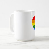 Je bent geliefd You matter (LGBT-vlaghart) Koffiemok (Voorkant links)