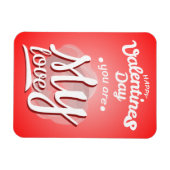 Je bent gelukkig Valentijnsdag Magneet (Horizontaal)