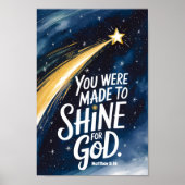 Je bent gemaakt om Christelijke Nursery Kinderen t Poster (Voorkant)