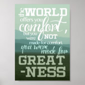 Je bent gemaakt voor een groot Poster (Voorkant)