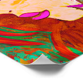 Je bent genoeg Abstracte kunst | Vrouwen met veren Poster (Hoek)