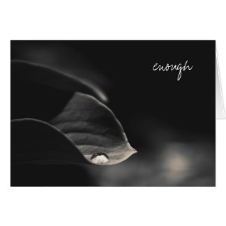 Je bent genoeg blanco Kaart