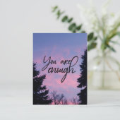 Je bent genoeg briefkaart (Staand voorkant)