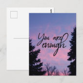 Je bent genoeg briefkaart (Voorkant / Achterkant)