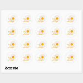 Je bent genoeg - Cute Daisy Flower Inspirerend Ronde Sticker (Vel)