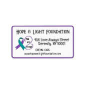 "Je bent genoeg" Genezing Hoop Minimalistische Quo Etiket (Voorkant)