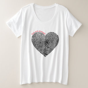 Je bent genoeg hart T-shirt