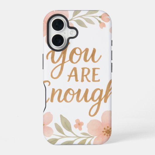 Je bent genoeg iPhone 16 hoesje (Achterkant)