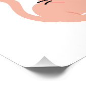 Je bent genoeg kattenbevestiging perfect poster (Hoek)