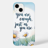 Je bent genoeg - Mindful Healing Quote Mok Case-Mate iPhone Case (Achterkant)