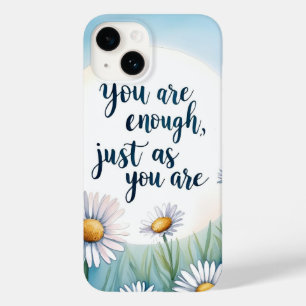 Je bent genoeg - Mindful Healing Quote Mok Case-Mate iPhone 14 Hoesje
