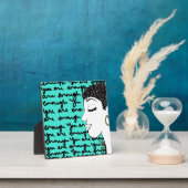 Je bent genoeg plaque met Ezel Fotoplaat (Insitu)