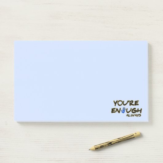 Je bent genoeg post-it® notes (Op bureau)