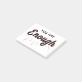 je bent genoeg post-it® notes (Schuin)