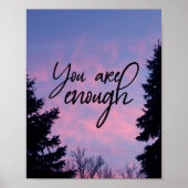 Je bent genoeg poster (Voorkant)