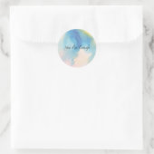 je bent genoeg ronde sticker (Tas)