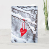 Je bent genoeg rood hart kaart (Voorkant)