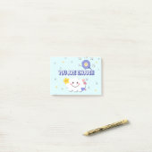 Je bent genoeg - Schattigee pastel Motivatie Stick Post-it® Notes (Op bureau)