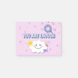 Je bent genoeg - Schattigee pastel Motivatie Stick Post-it® Notes
